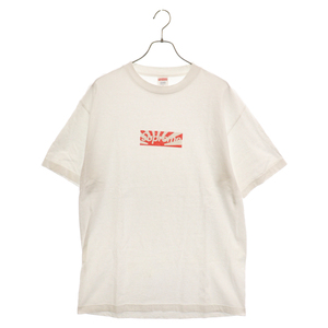 SUPREME シュプリーム 11SS Benefit Box Logo Tee ベネフィットボックスロゴ 旭日旗 プリント半袖Tシャツ ホワイト