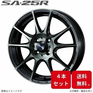 ウェッズ ホイール ウェッズスポーツ SA-25R フレアクロスオーバー MS31S/MS41S マツダ 15インチ 4H 4本セット 0073683 WEDS