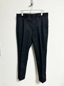 未着用 Wacko Maria Pleated Trousers TYPE1 Lサイズ Black ワコマリア プリーツ チノ トラウザー スラックス ブラック 黒 chino タイプ1