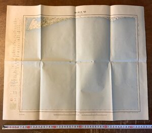 RR-5263 ■送料込■ 愛知県 田原市 伊良湖岬 渥美半島 遠江灘 地図 古地図 地理 資料 古書 古文書 昭和5年 印刷物 色刷 レトロ/くKAら