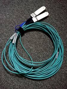 Mellanox 10m 100Gb/s QSFP28 Active Optical Cables AOC MFA1A00-E010 InfiniBand EDR