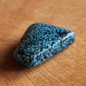 Natural Gem Black Web Kingman Turquoise 12.1 ct