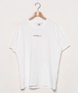 ☆adidas アディダス プリント ロゴ デザイン Tシャツ 半袖/メンズ/O