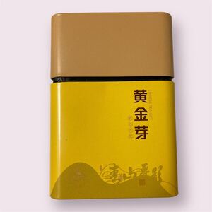 黄金芽茶　中国茶　茶葉　缶入り　安吉　緑茶　