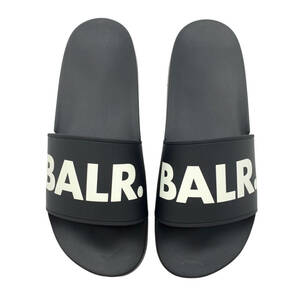 定価18000円■BALR. ■毎シーズン定番 スライドサンダル■ブラックｘホワイト■ボーラー■BALR■シャワーサンダル　40サイズ