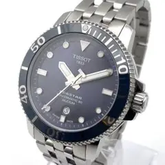 TISSOT 自動巻き SEASTAR 腕時計 POWERMATIC80 デイト