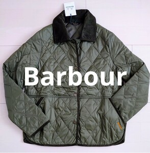 新品★Barbour バブアー キルティング ジャケット 軽量 ノンオイル レディース グリーン M