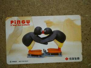 char・ピングー PINGU ペンギン 住友生命 テレカ