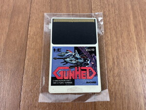 HUDSON SOFT　HuCARD　Vol.19　GUNHED　PCエンジン Huカード ガンヘッド　管Y608N