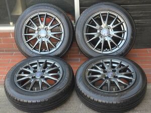 美品 14in ウェッズ VELVA SPORT 14X5.5J PCD 100 +38 ダンロップ エナセーブ EC300+ 165/65R14 2022年製タイヤ付 タンク ルーミー など