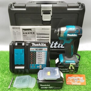 【未使用】★Makita/マキタ 18v充電式インパクトドライバ TD173DRGX[青/Blue] [IT8GOYVCIAMT]