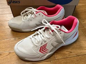 【送料込】asics アシックス テニスシューズ LADY GEL-DEDICATE 5 INDOOR 23.5cm インドアカーペットコート専用 TLL795