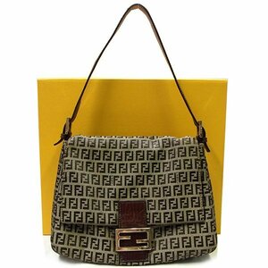 フェンディ FENDI ズッカ柄 マンマバケット ハンド ショルダーバッグ 【331353】