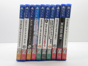 s22595-ty 【送料950円】ジャンク★10本セット PS4 ドラゴンボールZ カカロット アーク 他 [040-240615]