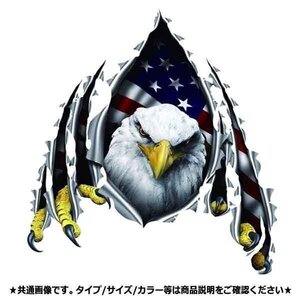 今だけ送料0円 切り裂く イーグル EAGLE アメリカ ステッカー エンブレム AMERICA 星条旗 ドレスアップ