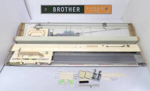 【よろづ屋】BROTHER KH-831 ブラザー編機 パリエ3 編み機 ハンドクラフト 編み物 レトロ(M0117-140)