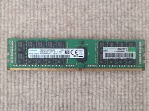 32GB Samsung M393A4K40CB1-CRC4Q DDR4 2Rx4 PC4-2400T ECC REG RDIMM サーバー用 Memory HP純正 809083-091 [1743] [PT150]