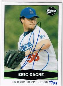 MLB 2004 UD SP Authentic Buy Back Autograph Eric Gagne 14/38 Auto Upper Deck バイバック 直筆サイン エリック・ガニエ