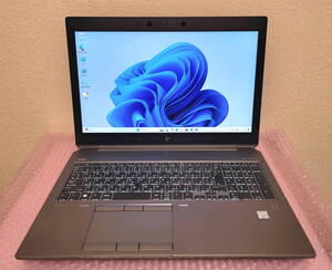 メモリー32GB M.2 SSD512GB+HDD1TB Webカメラ i7-9750H QuadroT1000 テンキー HP ZBook 15 G6 Mobile Workstation