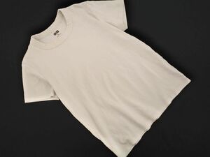 Uniqlo U ユニクロ ユー ルメール 半袖 Tシャツ sizeM/ベージュ ■◆ ☆ eeb0 レディース