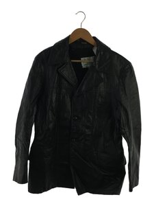 70s/ライナー付/US/gino leather/カーコート/40/レザー/BLK/クルミボタン//