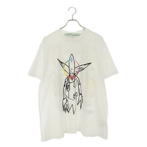 OFF-WHITE FUTURA ALIEN S/S OVER TEE WHT サイズ S オフホワイト