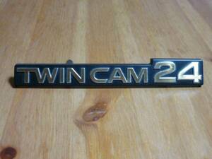 トヨタ純正TWINCAM24エンブレムゴールド文字 未使用品