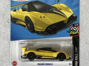 即決 ホットウィール PAGANI ZONDA R イエロー HotWheels パガーニ ゾンダ ゾンダR HW RACE DAY 未開封