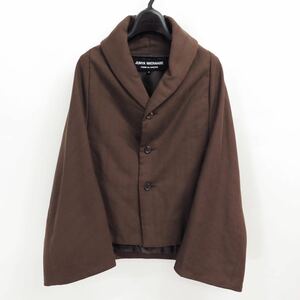 2004 JUNYA WATANABE WOOL JACQUARD CAPE JACKET ARCHIVE ジュンヤワタナベ ウール ジャガード ケープ ジャケット アーカイブ FW04 04AW