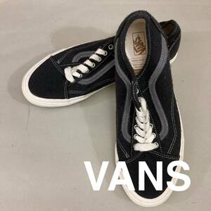 【新品未使用】バンズ VANS LOW ローカット スニーカー ステッチ 靴 サーフライン 紐 グレー ダークグレー 29.0cm @★