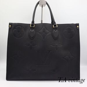 LOUIS VUITTON 美品　ヴィトン　アンプラント　オンザゴーGM 2way バッグ　ブラック