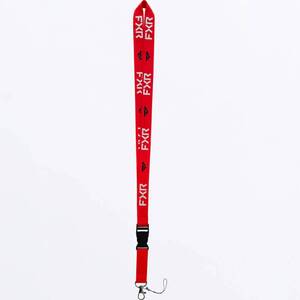 FXR Racing カナダ スノーモービル Lanyard ランヤード キーホルダー 赤/白 レッド/ホワイト RED/WHITE ● スマートレター 新品未使用