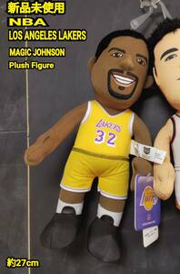 ★送料無料★ 新品 NBA ロサンゼルス・レイカーズ マジック・ジョンソン フィギュア ぬいぐるみ LOS ANGELES・LAKERS MAGIC JOHNSON