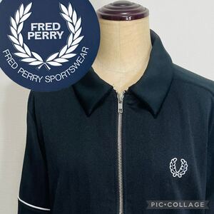 FRED PERRY トラックジャケット◎ジャージ ダブルジップ フレッドペリー パーカー