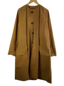 STUDIO NICHOLSON◆MILTON GABERDINE COAT/S/コットン/CML/無地/SN-133