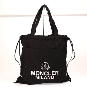 モンクレール AQトートバッグ ブラック MONCLER DRAWSTRING AQ TOTE BAG 5A000 07 M4022 999 BK 新品