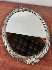 ウォールミラー 鏡 壁掛け鏡 インテリア ミラー アンティーク レトロ 彫刻 壁掛け モダン ホテル鏡 