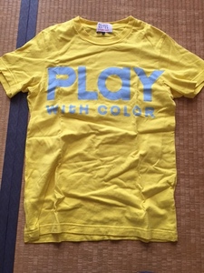 パーリーゲイツ＊イエロー＊Tシャツ＊USED＊サイズ６