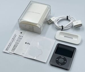 バッテリー良好！　外観美品　Apple iPod nano 8GB MA261J A1236 第3世代