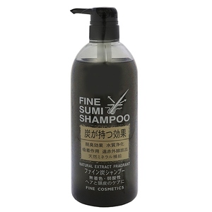 ファイン化粧品 炭シャンプー 800ml ヘアケア FINE COSMETICS 新品 未使用