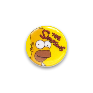 缶バッチ #CB075 SIMPSONS Homer シンプソンズホーマー/ 缶バッジ 直径3cm アメリカン雑貨