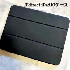 ✧JEdirect iPad 10 ケース 2022 スリープ機能付き ブラック