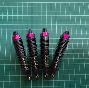 即決《送料無料》　■全長96mm　パープル■　　　激安 ダンパー　　ラジコン　バギー　クローラー　などに　タミヤ　ヨコモ　京商