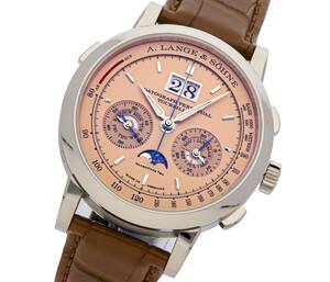 ★A.LANGE & SOHNE★A.ランゲ＆ゾーネ ダトグラフ パーペチュアルカレンダー トゥールビヨン K18WG最高級腕時計 入手困難！世界限定100本