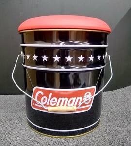 現状品 コールマン coleman ペール缶　チェア