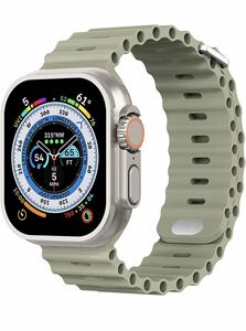 Apple Watch シリコンバンド アップルウォッチベルト スポーツバンド 柔らかい 通気 防汗 42/44/45/49mm