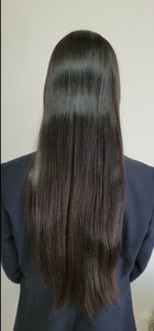 ●10代髪束 5束●約40cm約63g●ヘアドネーション　女性　人毛●