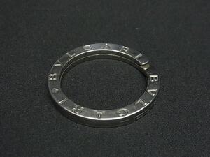 1円 ■美品■ BVLGARI ブルガリブルガリ SV925 キーリング キーホルダー ネックレストップ レディース メンズ シルバー系 FK1575