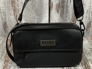 ヒューゴ ボス　BOSS　 ショルダーバッグ　クラッチバッグ　2way　 ブラック