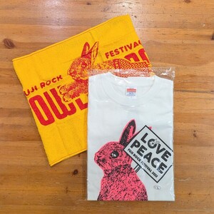 新品 フジロック 22 マッドバニー タワレコ Tシャツ タオル Lサイズ FUJI ROCK FESTIVAL